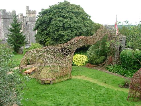 Mark Antony Haden Ford, land art, sculpture, willow, environmental art, sculpture