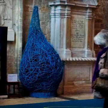 Mark Antony Haden Ford, land art, sculpture, willow, environmental art, sculpture, chichester cathedral