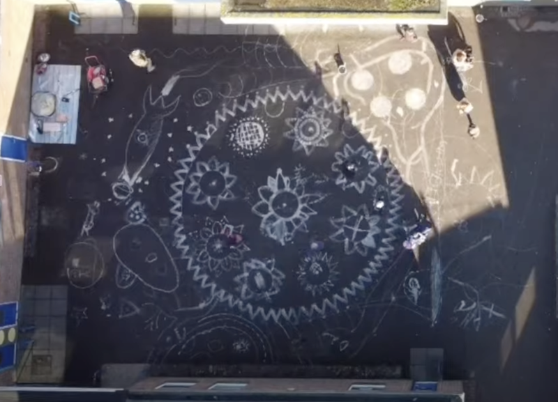 chalk drawing workshop