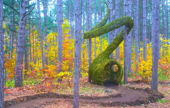 Mark Antony Haden Ford, land art, sculpture, willow, environmental art, sculpture, Canada, land art festival