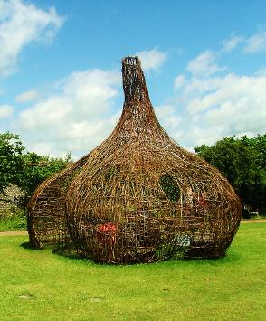 Mark Antony Haden Ford, land art, sculpture, willow, environmental art, sculpture