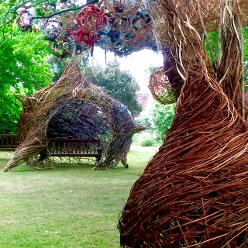 woven sculpture, willow, land art, Mark Antony Haden Ford