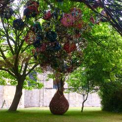 Mark Antony Haden Ford, woven  art, willow, sculpture, romsey abbey, land art , environmental art