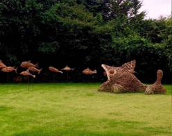 schools,Mark Antony Haden Ford, land art, sculpture, willow, environmental art, sculpture